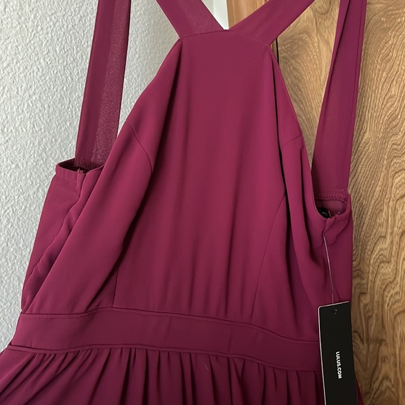 Burgundy Lulus Bridesmaid Dress - Picture 3 of 7